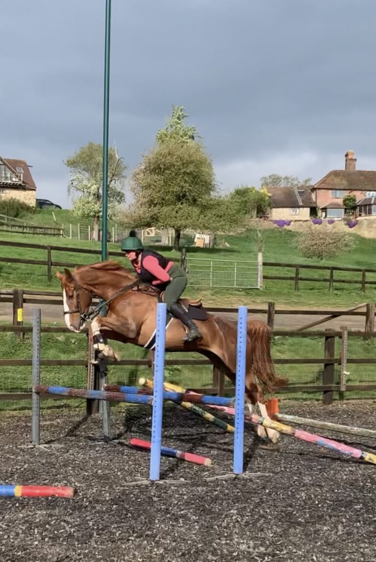 Rider jumping at BFE