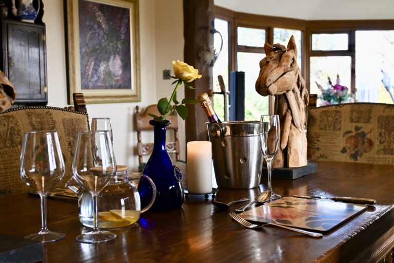 The table for the ride and dine signature experience at bank farm equestrian The table for the ride and dine signature experience at bank farm equestrian