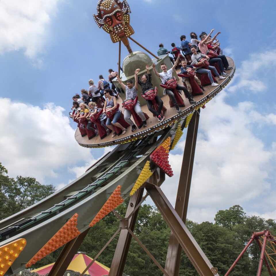 ride at the theme park at west midlands safari park